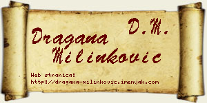 Dragana Milinković vizit kartica